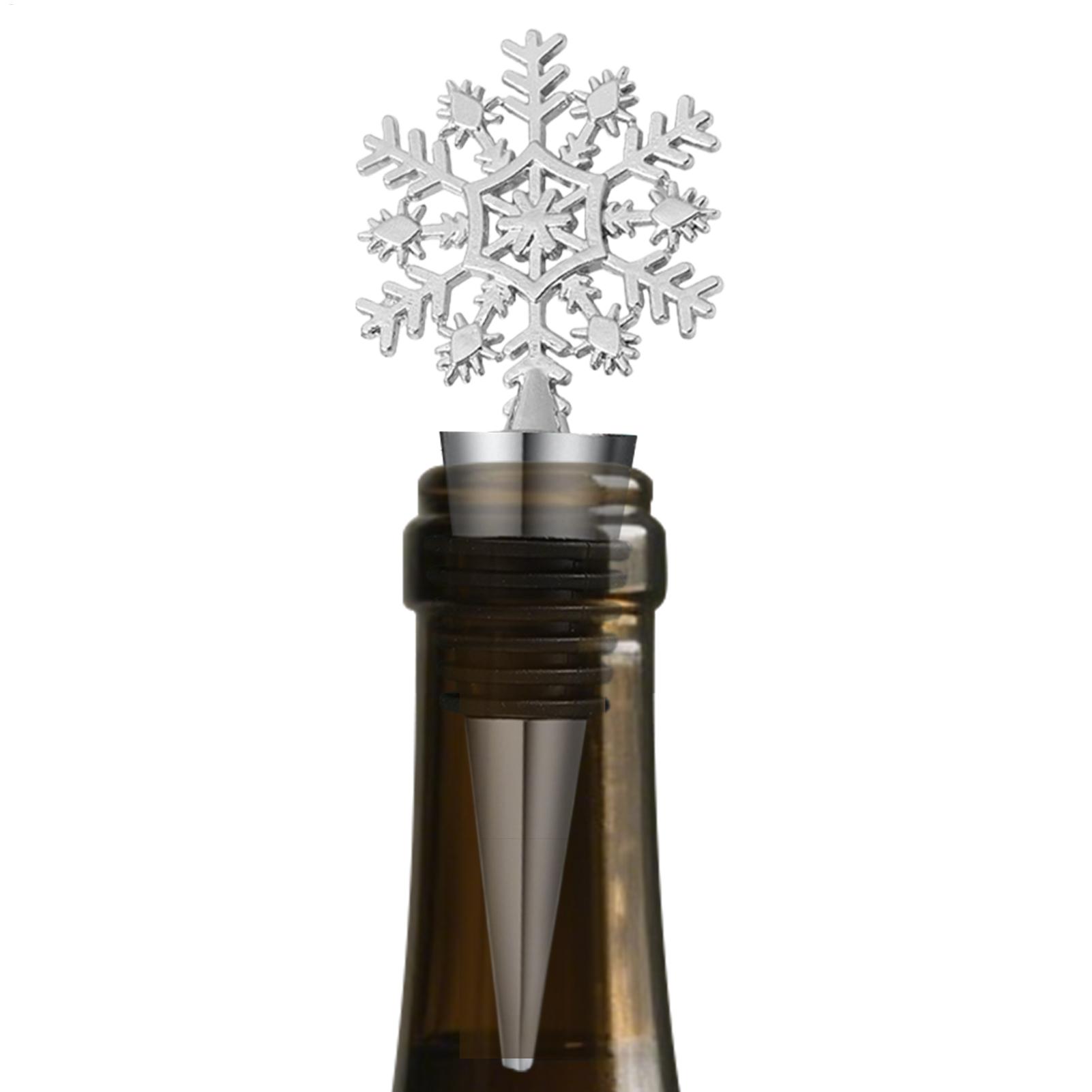 Wine Beer Liquor - Wine Bottle Stopper Christmas Decorations Airtight