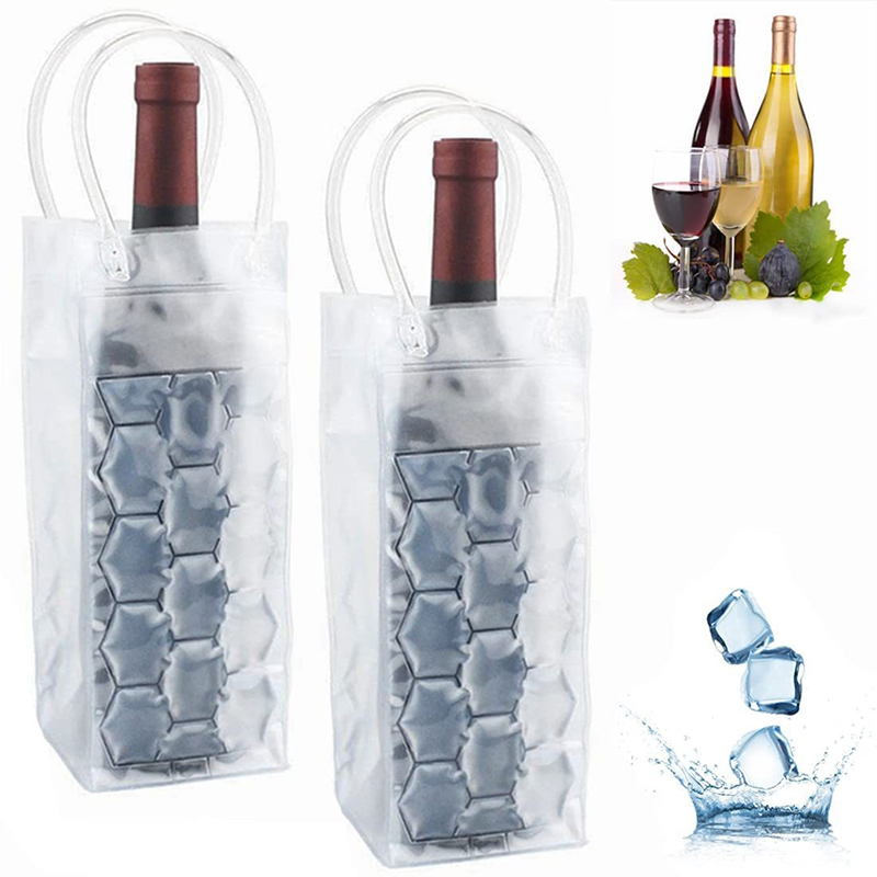 Wine Beer Refrigerator - Wine Ice Bag Holder Champagne Beer