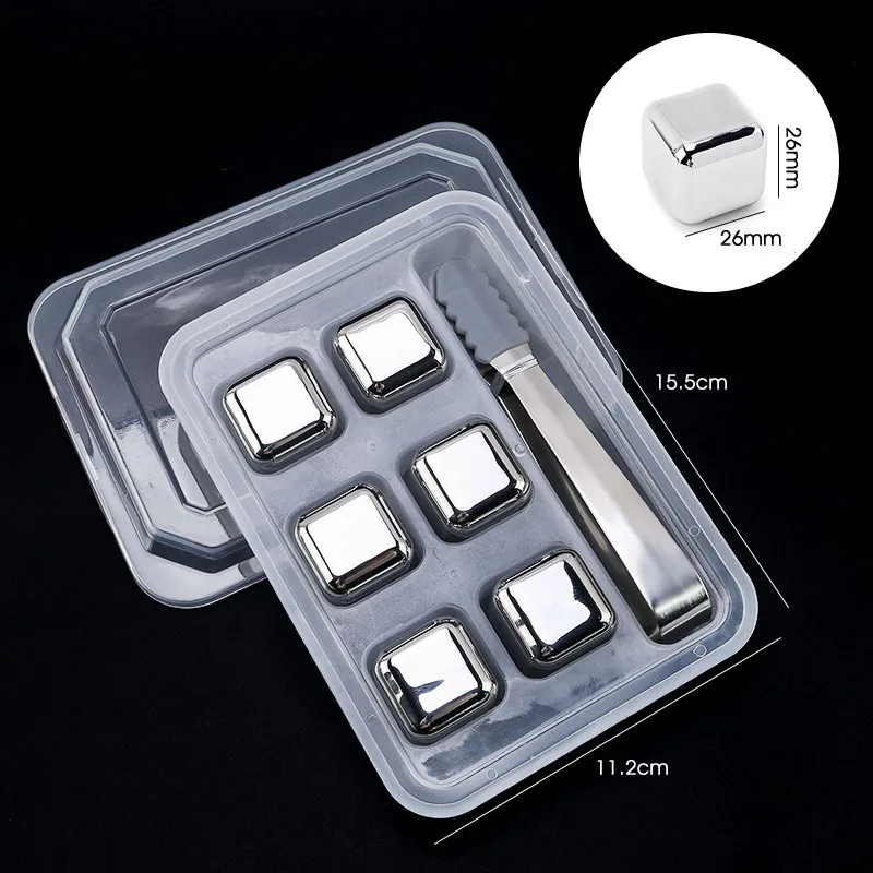 Wine Beer Refrigerator - Bar Tool 4/6/8 Pcs Stainless Steel