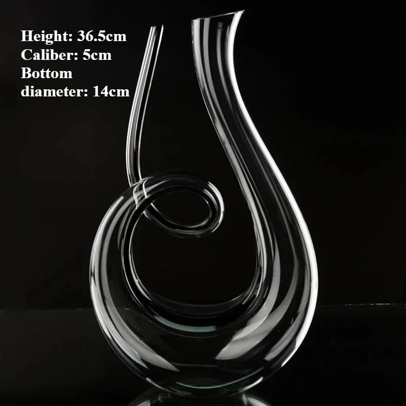 Wine Glass Set Crystal - European Luxury 1500ml Crystal Glass Wine