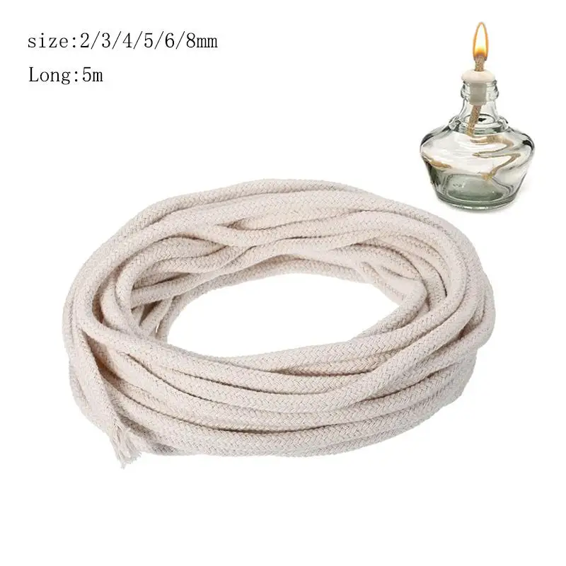 Wine Beer Liquor - 2/3/4/5/6/8mm round cotton wick burner,for Alcohol