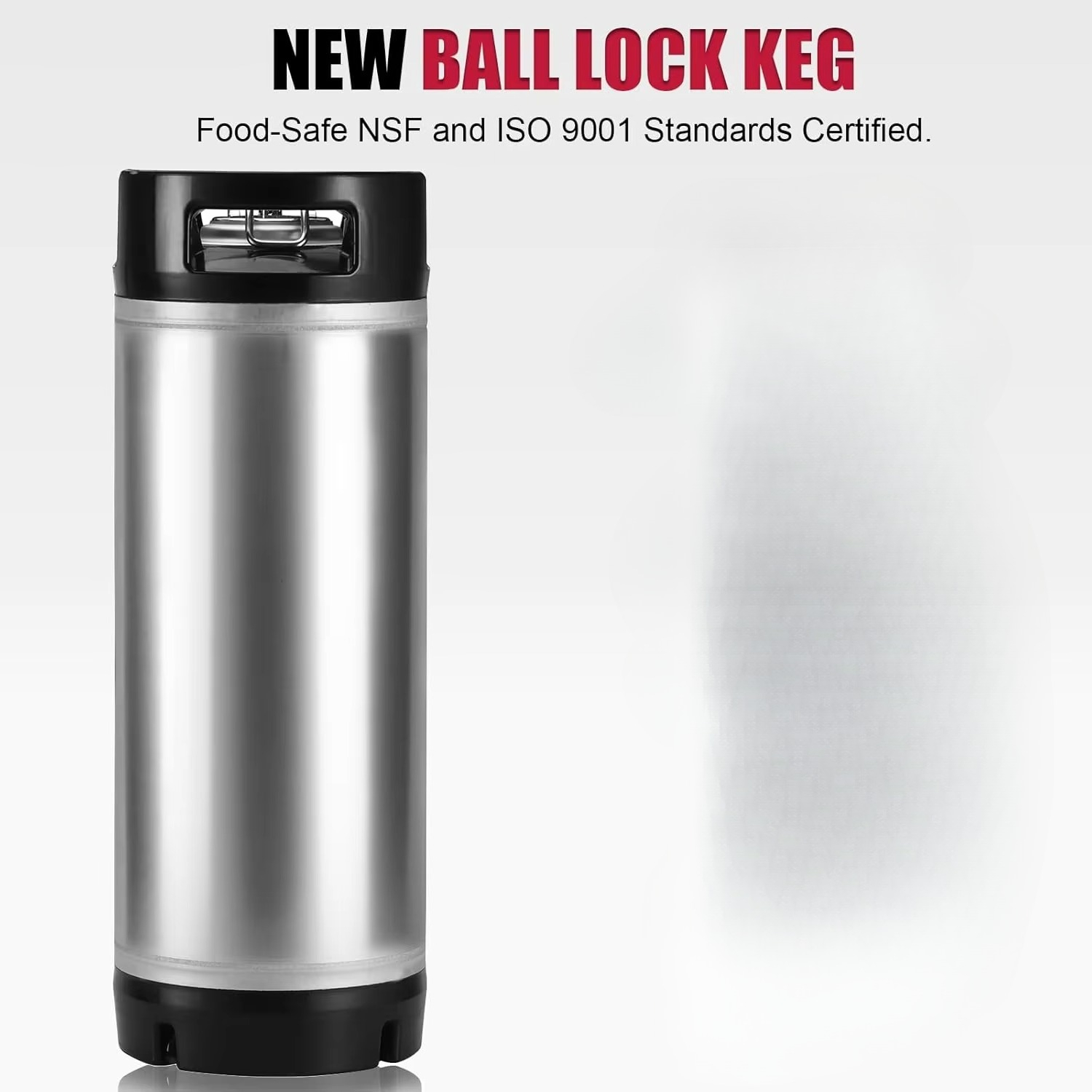 Craft Beer & Wine U- - Ball Lock Keg Stainless Steel Pepsi