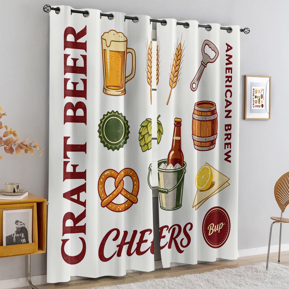 Vintage Craft Beer Theme Print - đánh giá và giá Craft Beer & Wine U-