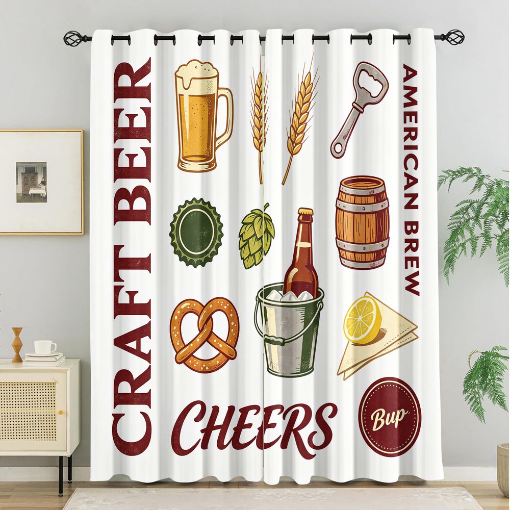 Vintage Craft Beer Theme Print - đánh giá và giá Craft Beer & Wine U-