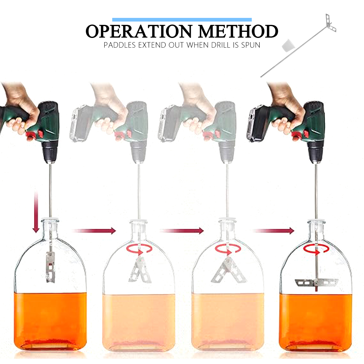 Beer Degassing Stirrer Paddle, - đánh giá và giá Wine Mix With Beer