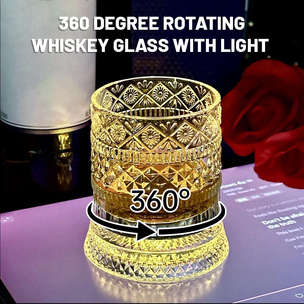 Rotating Whiskey Glass Creativ - đánh giá và giá Wine Beer Liquor