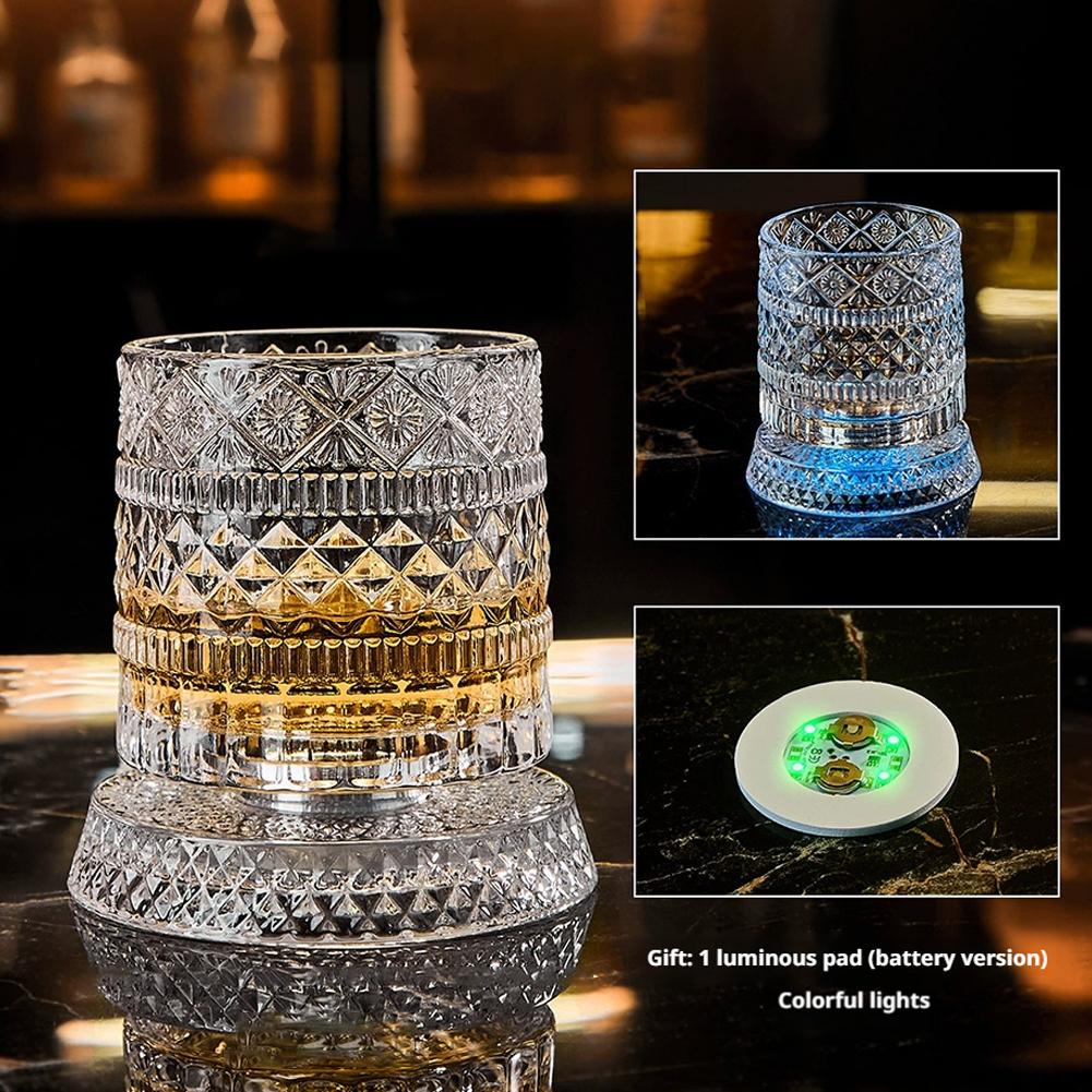 Rotating Whiskey Glass Creativ - đánh giá và giá Wine Beer Liquor