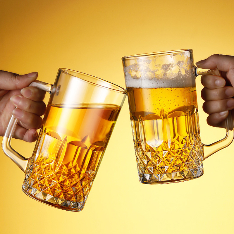 600ml/1000ml Beer Glass with H - đánh giá và giá Craft Beer & Wine U-