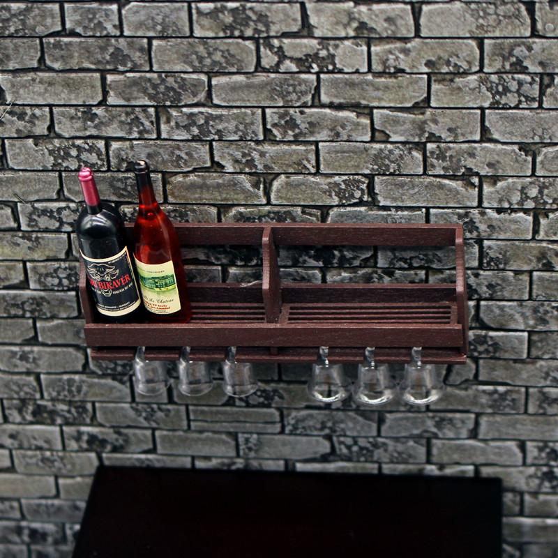 1 Set Dollhouse Simulation Wal - đánh giá và giá Wine Rack Wall Mount