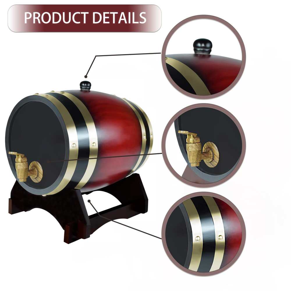 Whiskey Barrel Dispenser Oak A - đánh giá và giá Wine Beer And Spirit