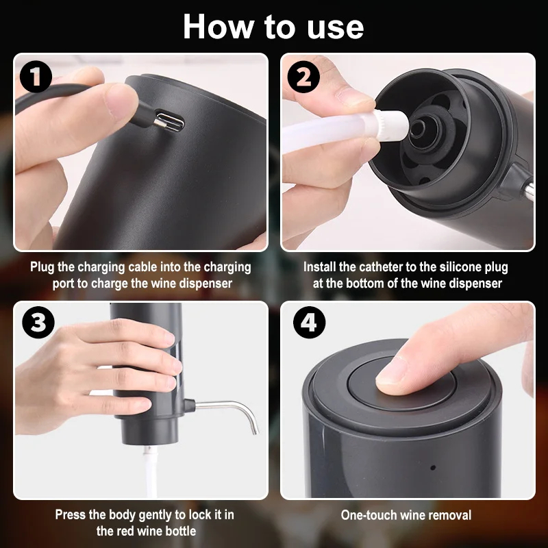 Intelligent Wine Aerator Dispe - đánh giá và giá Wine Beer Liquor