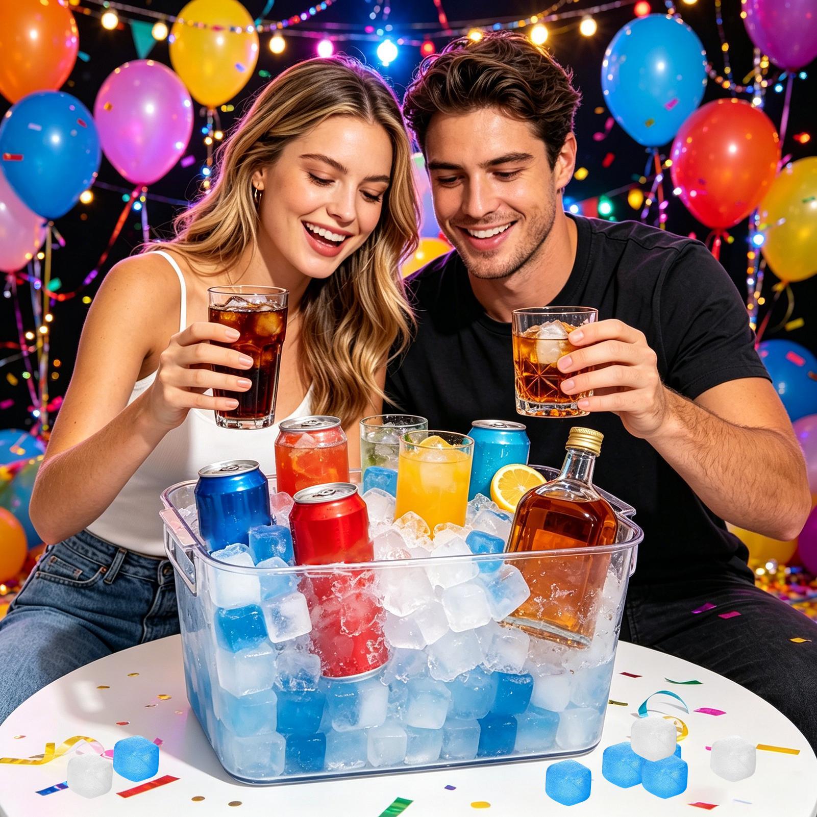 100Pcs Slow Melting Reusable I - đánh giá và giá Wine Beer Refrigerator