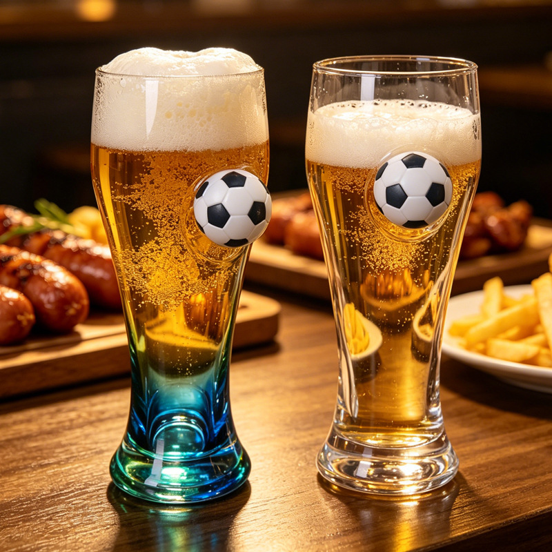 Soccer large-capacity glass be - đánh giá và giá Craft Beer & Wine U-