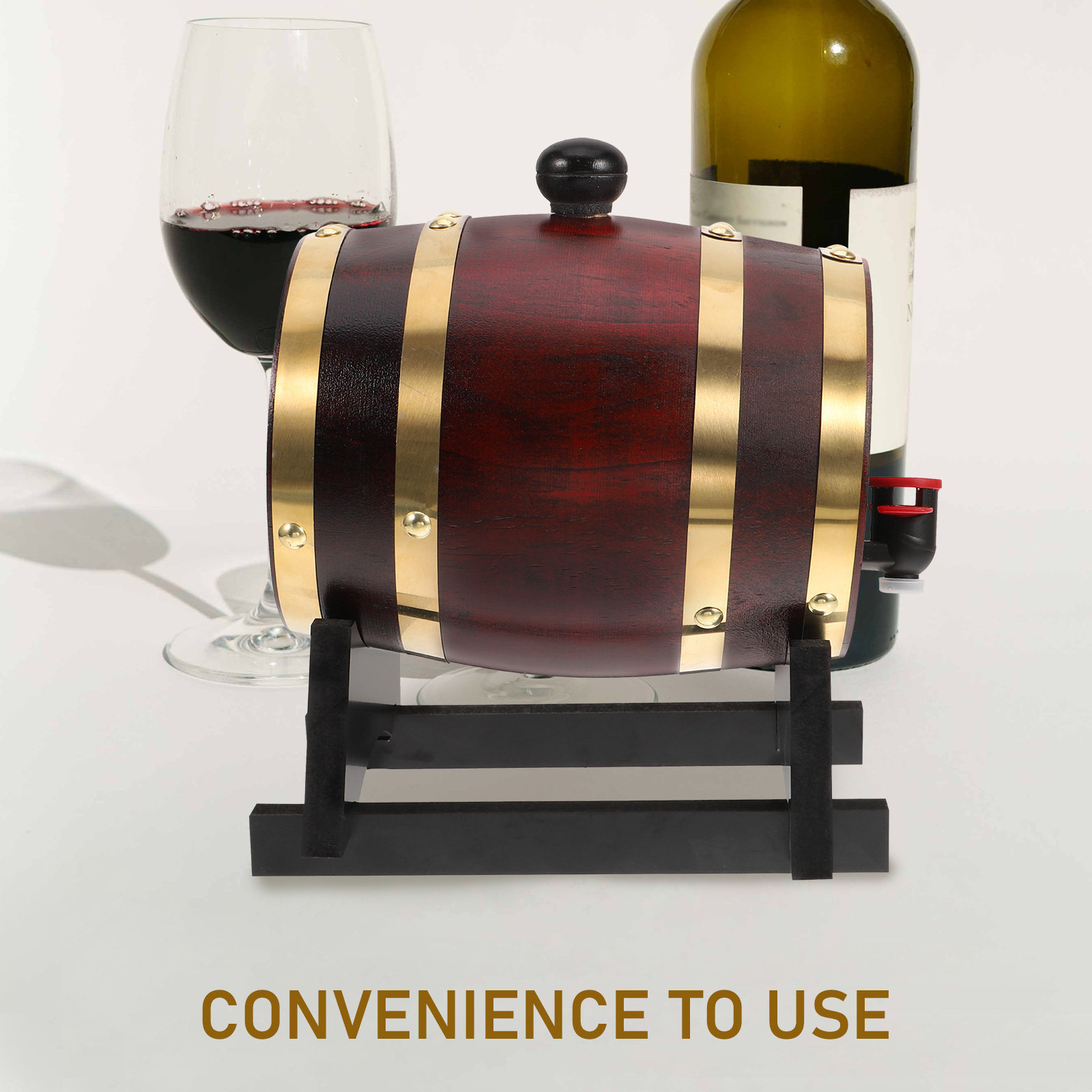 1Set Wood Wine Barrel 1L Red W - đánh giá và giá Wine Beer Liquor