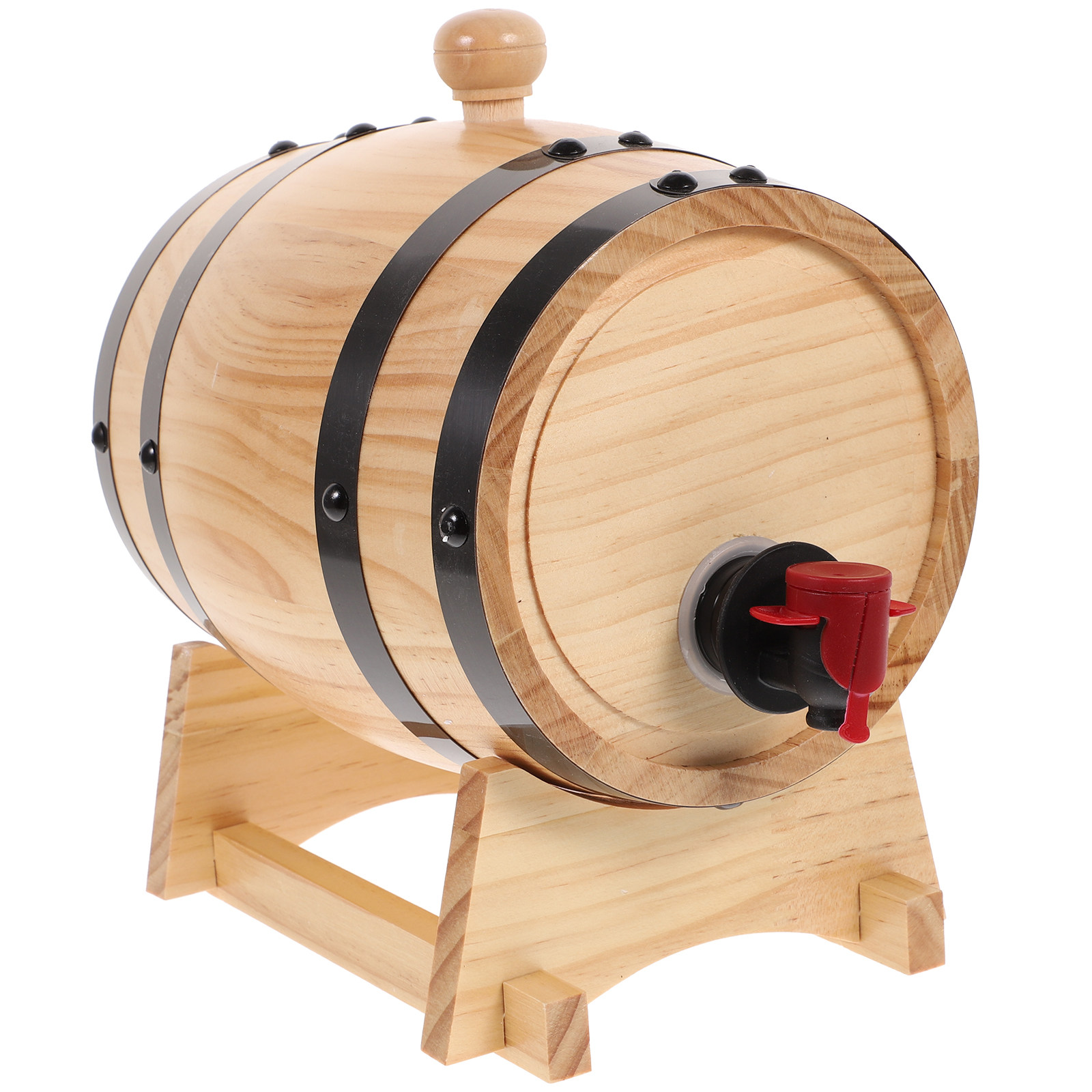 1Pcs Handcrafted Oak Wine Barr - đánh giá và giá Wine Beer And Spirit
