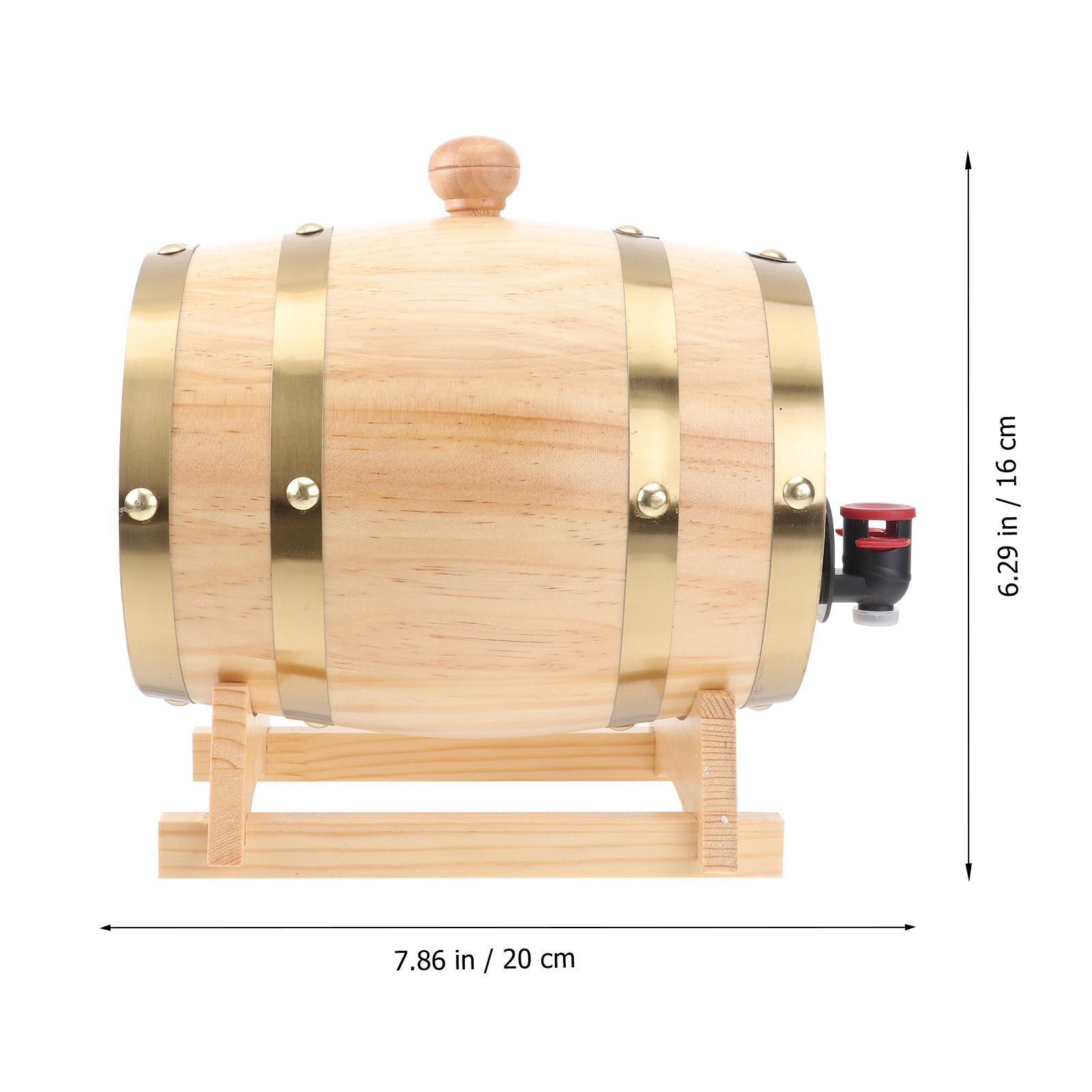 1Pcs Handcrafted Oak Wine Barr - đánh giá và giá Wine Beer And Spirit