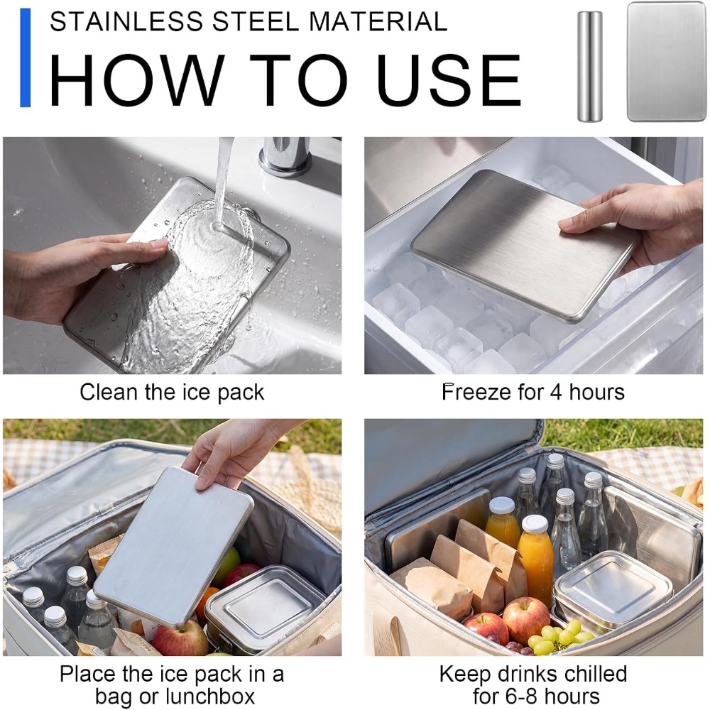 Stainless Steel Ice Pack for C - đánh giá và giá Wine Beer Refrigerator