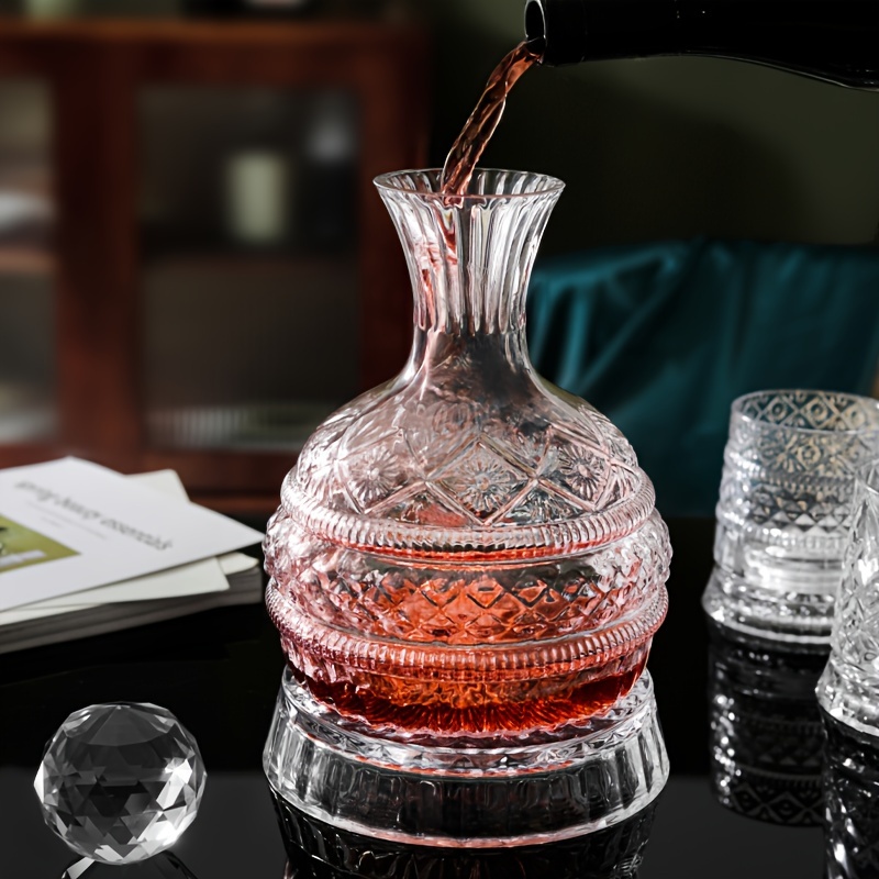 Crystal Wine Decanter Elegant  - đánh giá và giá Wine Glass Set Crystal