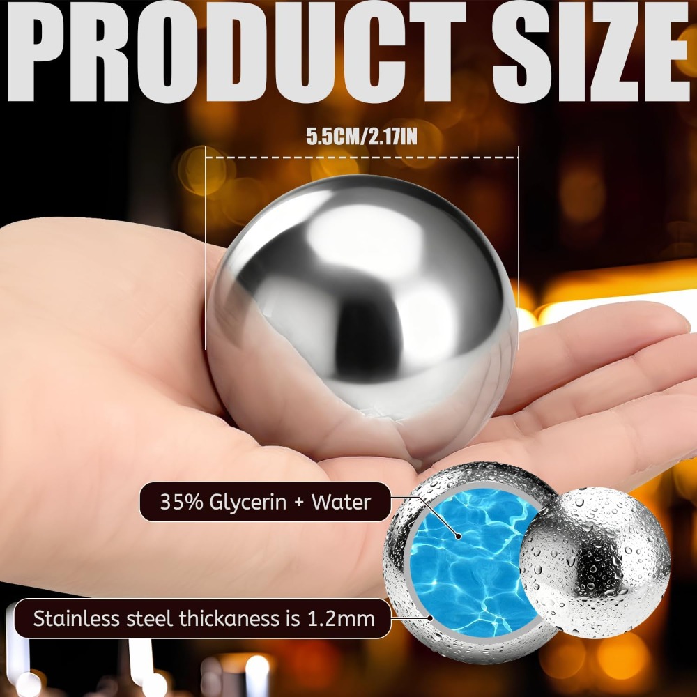 Reusable Ice Cubes & Metal Chi - đánh giá và giá Wine Beer Refrigerator