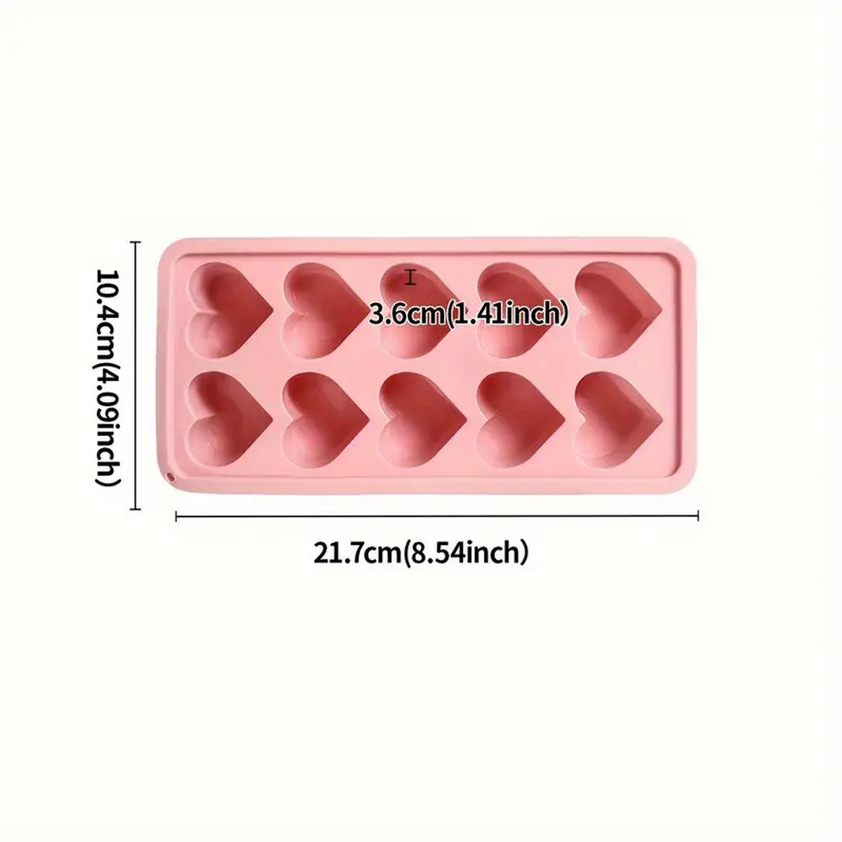 10-Grid Heart-Shaped Silicone  - đánh giá và giá Wine Beer Refrigerator