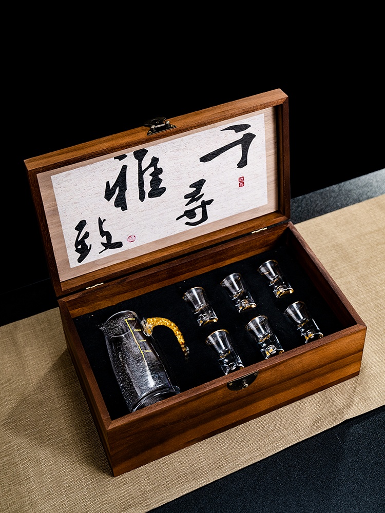 Chinese Style  Wood White Wine - đánh giá và giá Wine Glass Set Crystal