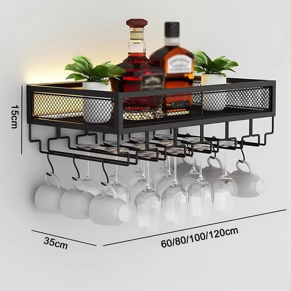 Wine Rack Wall Mounted with LE - đánh giá và giá Wine Rack Wall Mount